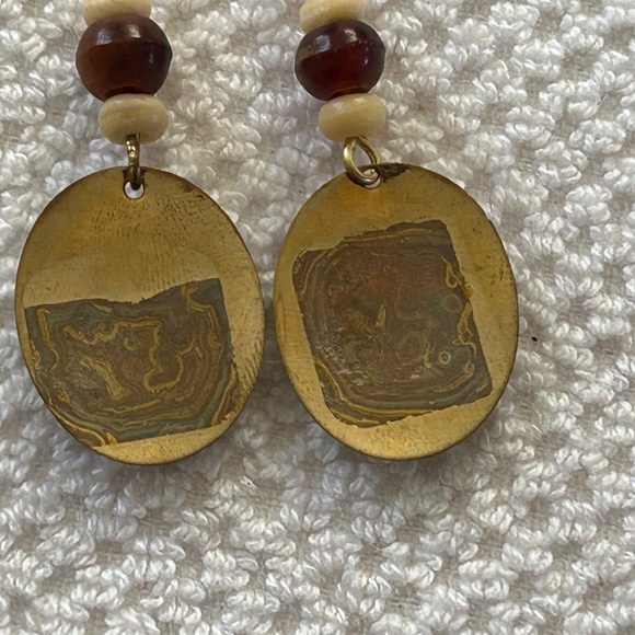 Chico's Tricolor Dangle Earrings - Picture 6 of 6